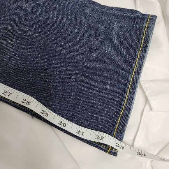 EXPRESS jeans X2 slim W10 embellished dark wash low rise boot cut 0 LONG - Picture 10 of 10